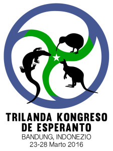 Trilanda Kongreso de Esperanto Emblemo kun Teksto